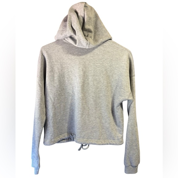 Aeropostale Grey Crop Hoodie - Picture 2 of 5